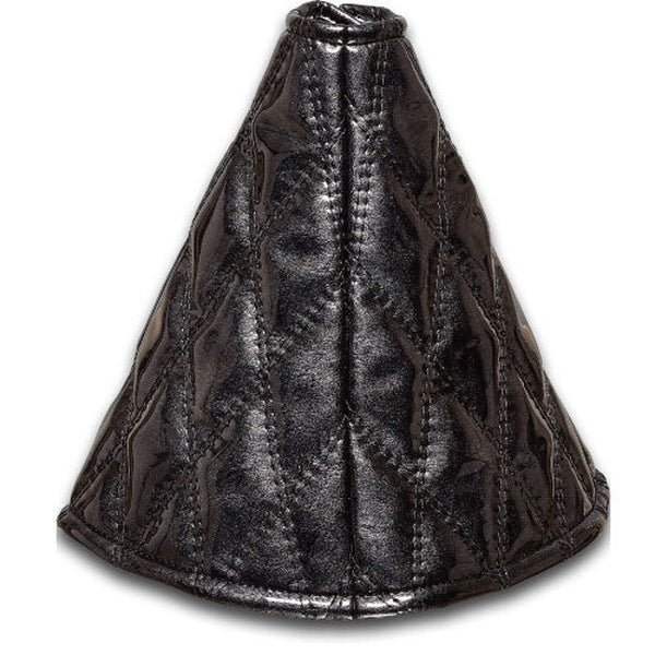 ジェットイノウエ モコモコシフトブーツカバー ダブルステッチ ロイヤルシルバーブラック 508122