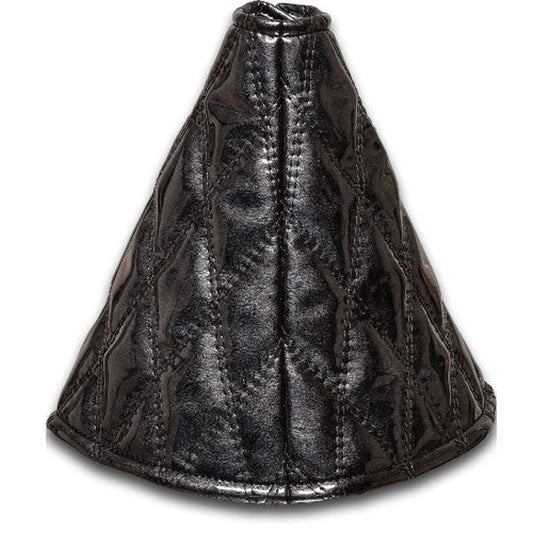 ジェットイノウエ モコモコシフトブーツカバー ダブルステッチ ロイヤルシルバーブラック 508122