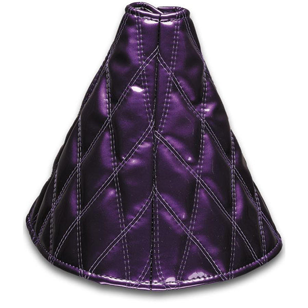 ジェットイノウエ モコモコシフトブーツカバー ダブルステッチ パープル 508405