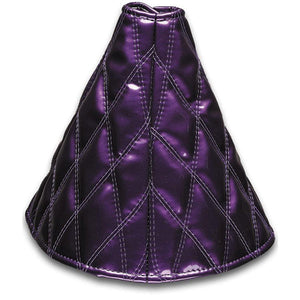 ジェットイノウエ モコモコシフトブーツカバー ダブルステッチ パープル 508405