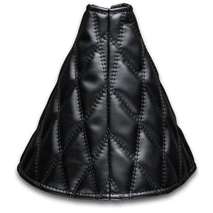 ジェットイノウエ モコモコシフトブーツカバー ダブルステッチ ブラック/つや無し 508409