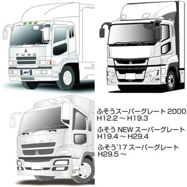 ジェットイノウエ ピラーアンテナステー スーパーグレート用 R/L 509417