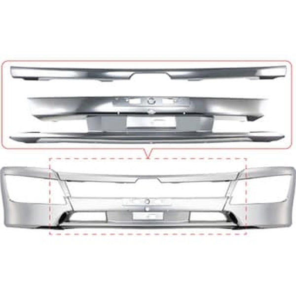 ジェットイノウエ 17レンジャー ワイド車専用スポイラー付バンパー センター 510542