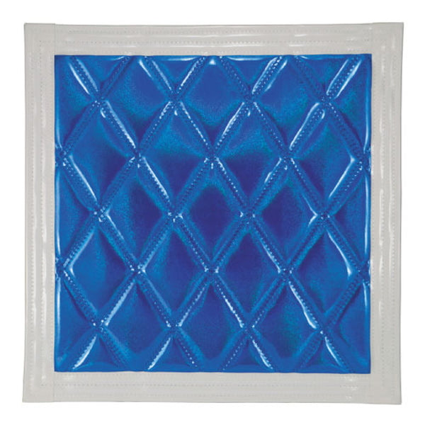 ジェットイノウエ ウレタン入り泥除け［綺羅］Wステッチ 250×430 ブルー/ホワイト 縦250×横430mm 523834