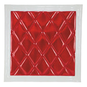 ジェットイノウエ ウレタン入り泥除け［綺羅］Wステッチ 750×600 レッド/ホワイト 縦750×横600mm 523921