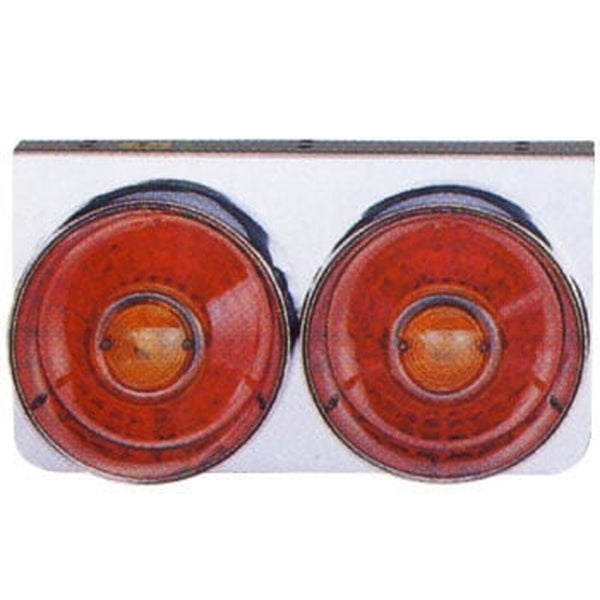 ジェットイノウエ 丸型２連テールランプ大型 525309