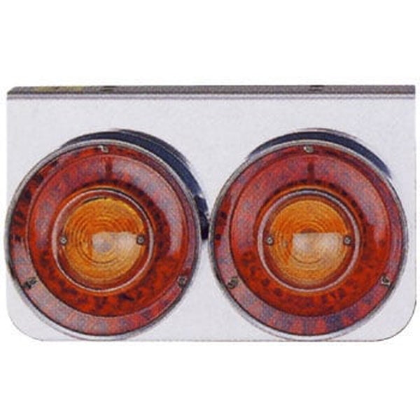 ジェットイノウエ 丸型２連テールランプ小型 525359