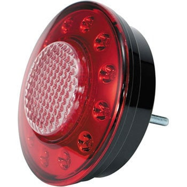 ジェットイノウエ JTL-1103 LED丸型３連テールランプ小型 単体 レッド/ホワイト 525690