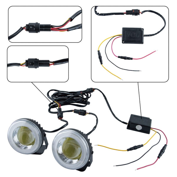 ジェットイノウエ COBフォグランプ ホワイト（ブルーリング付） 526004