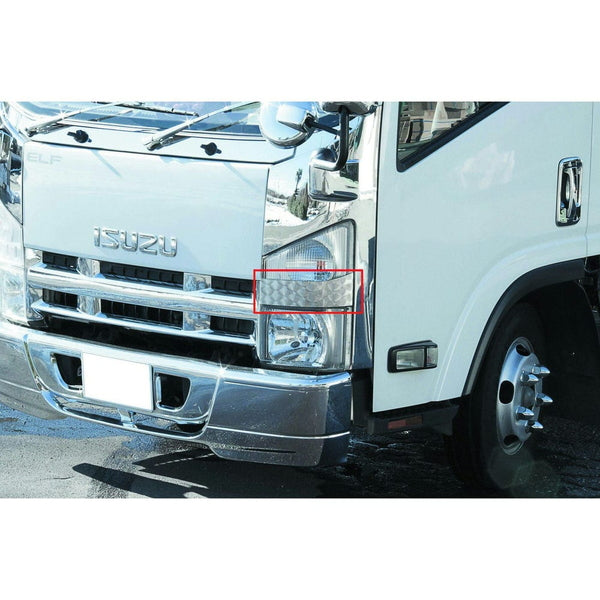 ジェットイノウエ フロントウインカーガーニッシュ いすゞ用 ステンレス 526029