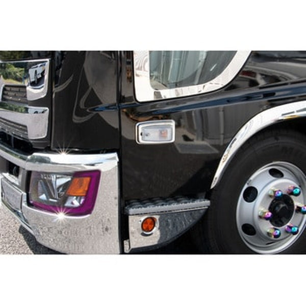 ジェットイノウエ ドアサイドマーカー用ベース メッキ 日野車用 526230