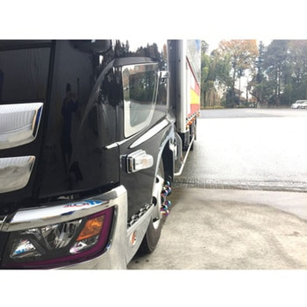 ジェットイノウエ ドアサイドマーカー用ベース メッキ 日野車用 526230