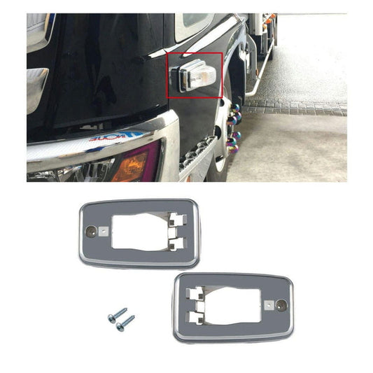 ジェットイノウエ ドアサイドマーカー用ベース メッキ 日野車用 526230