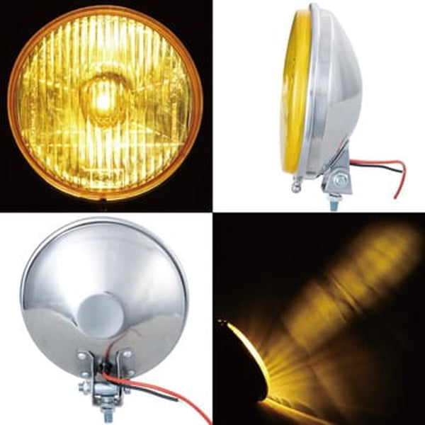 ジェットイノウエ 丸型ハロゲンランプ フォグランプ クリア/イエロー ２個入り 526564