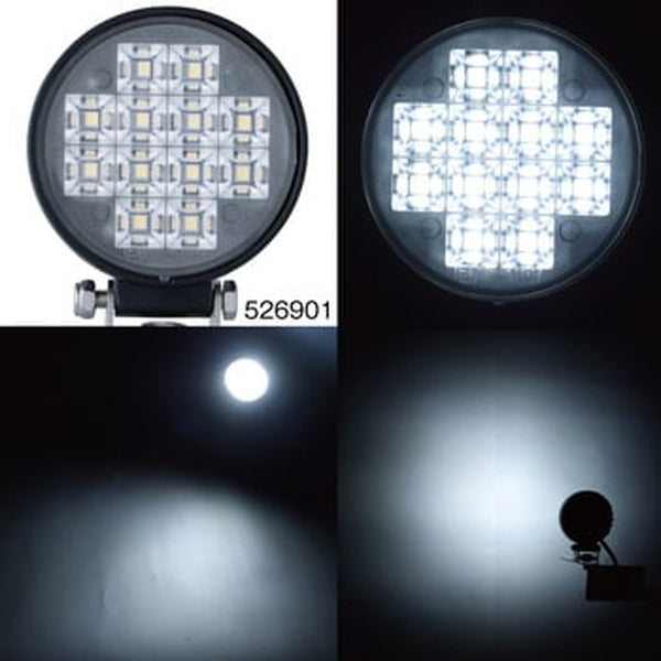 ジェットイノウエ ＬＥＤワークランプ 丸型 WL-38 12W 3インチ 526901