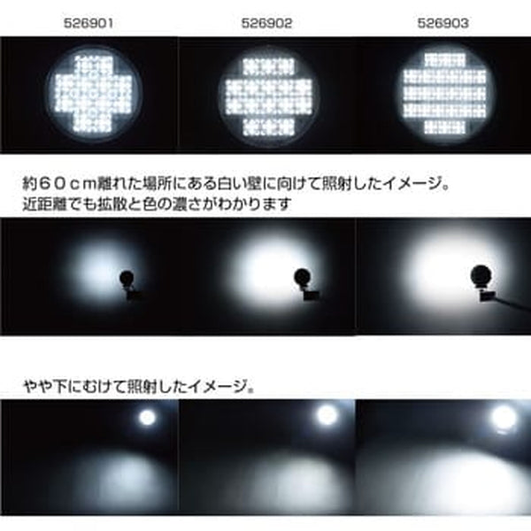 ジェットイノウエ ＬＥＤワークランプ 丸型 WL-38 12W 3インチ 526901
