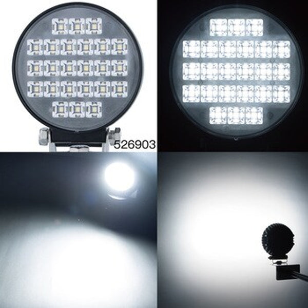 ジェットイノウエ ＬＥＤワークランプ 丸型 WL-40 24W 4.5インチ 526903