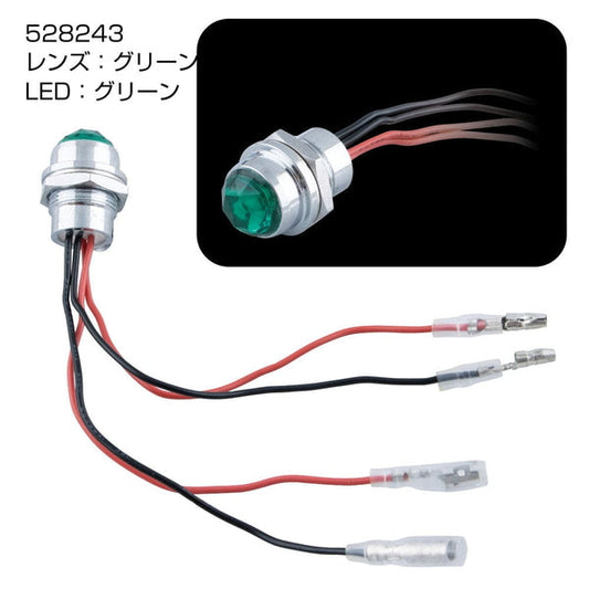 ジェットイノウエ LEDハイパワーパイロットランプ LD-03 グリーン 528243