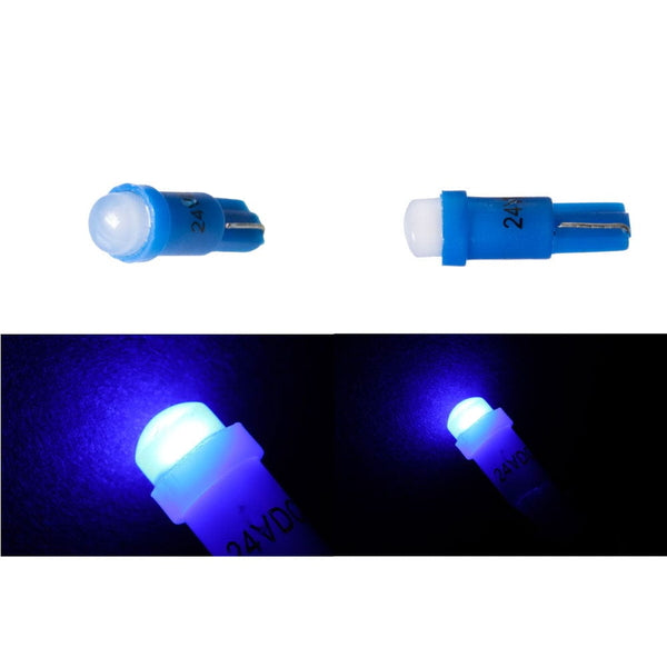 ジェットイノウエ 高輝度LEDウェッジ球 T5サイズ 24V ブルー 528421