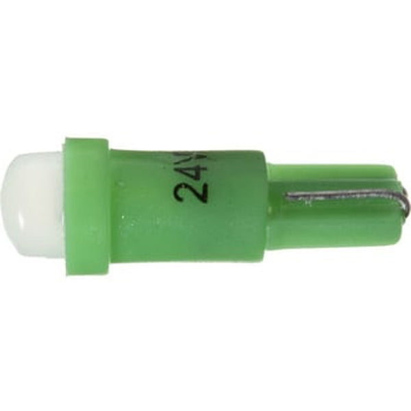 ジェットイノウエ 高輝度LEDウェッジ球 T5サイズ 24V グリーン 528423