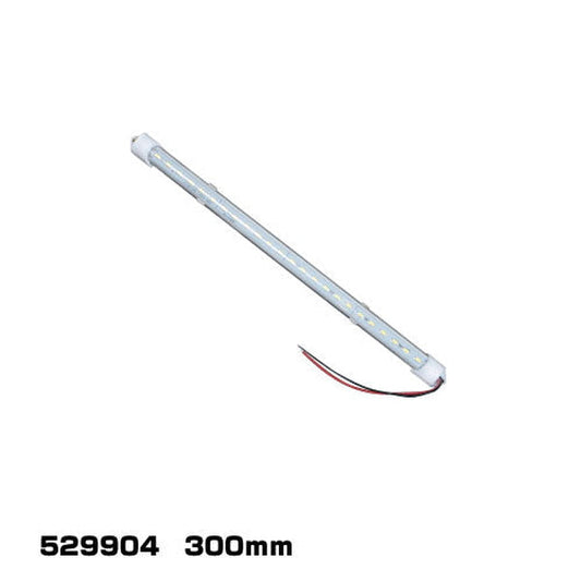 ジェットイノウエ LEDアルミ管 ON-OFFスイッチ付き 300MM 24V ﾎﾜｲﾄ 529904