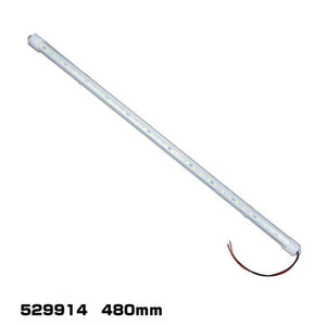 ジェットイノウエ LEDアルミ管 ON-OFFスイッチ付き 480MM 24V ﾎﾜｲﾄ 529914