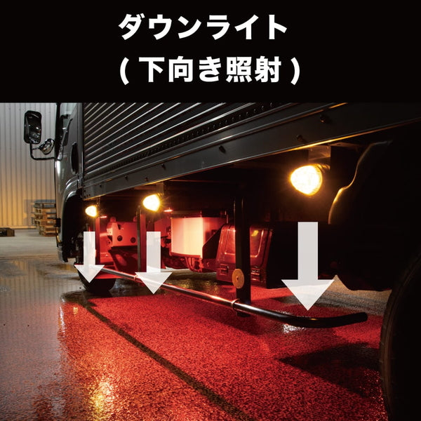 ジェットイノウエ ハイパワーLEDダウンライトNEO 12/24V レッド 534426