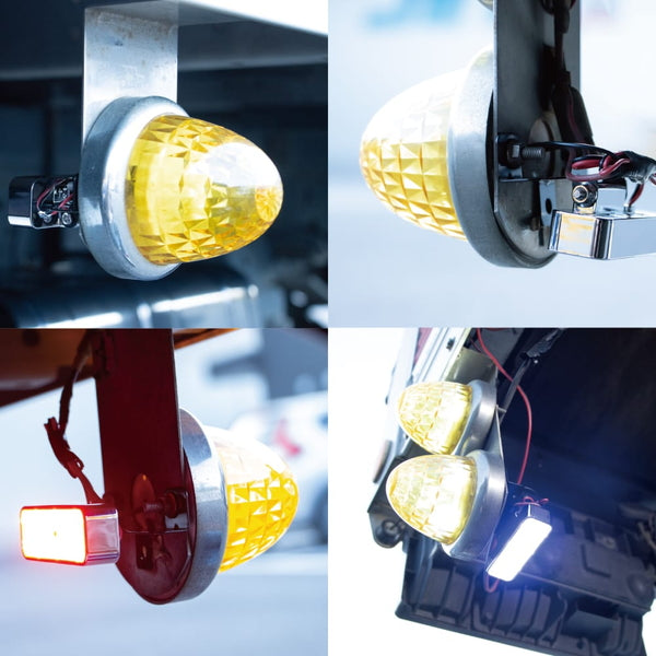 ジェットイノウエ ハイパワーLEDダウンライトNEO 12/24V レッド 534426