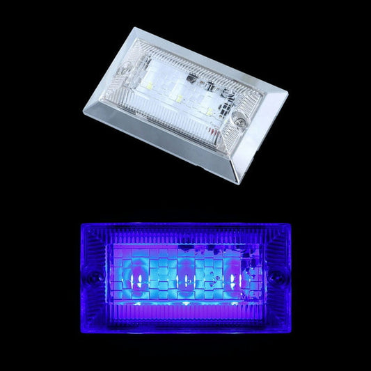 ジェットイノウエ ハイパワーフラットマーカーランプNEO クリアレンズ ブルー 534501