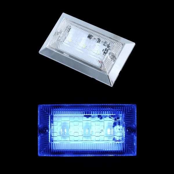 ジェットイノウエ ハイパワーフラットマーカーランプNEO クリアレンズ アイスブルー 534507