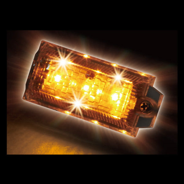 ジェットイノウエ ハイパワーミニフラットマーカーランプNEO アンバー 534552
