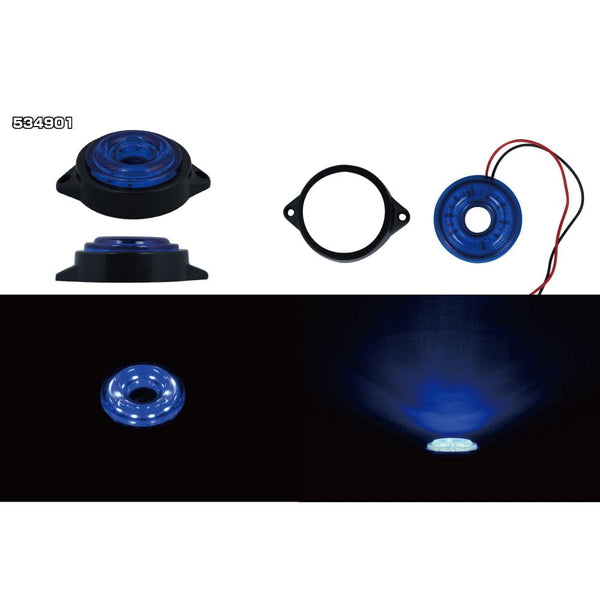 ジェットイノウエ LED サイドマーカー丸型 24V車用 ランプ 丸型 534901