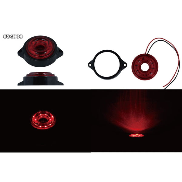 ジェットイノウエ LED サイドマーカー丸型 24V車用 ランプ 丸型 534906