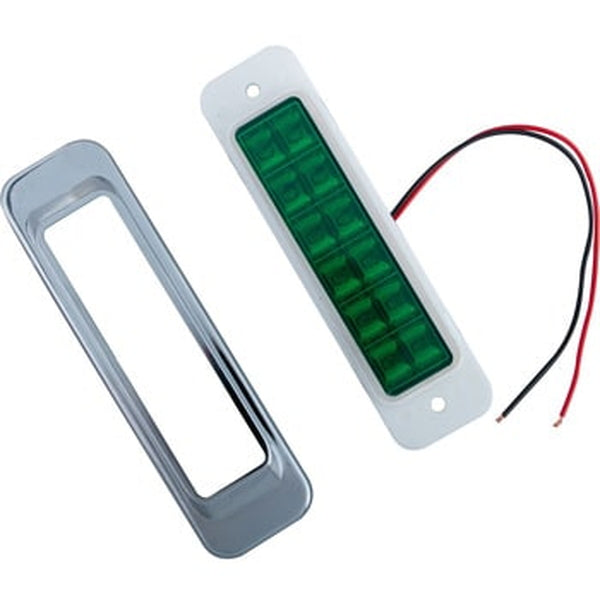 ジェットイノウエ LED サイドマーカー角型 24V車用 グリーン 534913