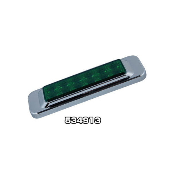 ジェットイノウエ LED サイドマーカー角型 24V車用 グリーン 534913