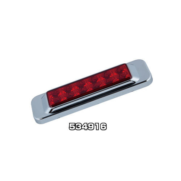 ジェットイノウエ LED サイドマーカー角型 24V車用 レッド 534916