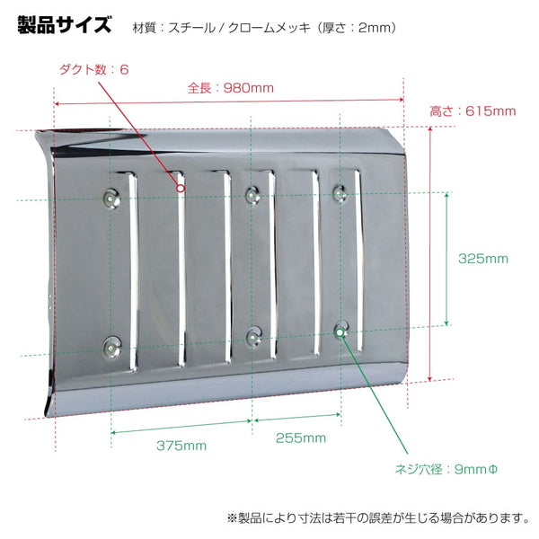 ジェットイノウエ メッキマフラーカバー '17スーパーグレート  540205