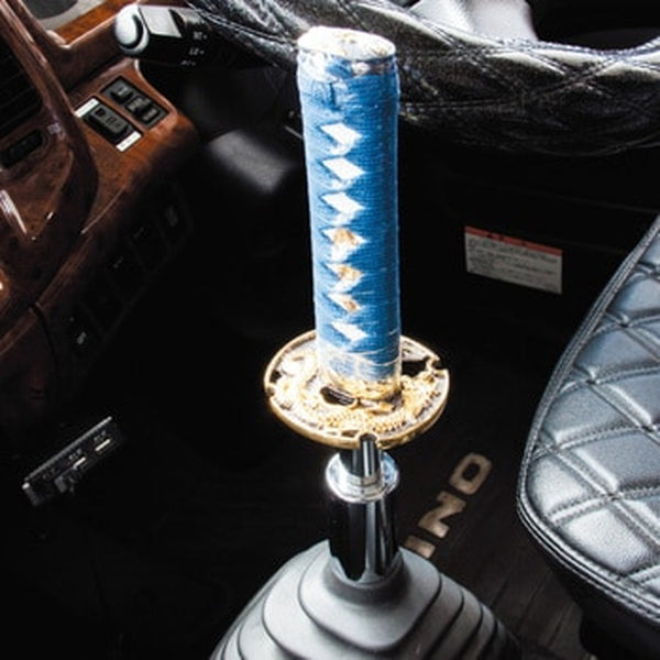 ジェットイノウエ 刀シフトノブ/謙信（ブルー） 200m 562195