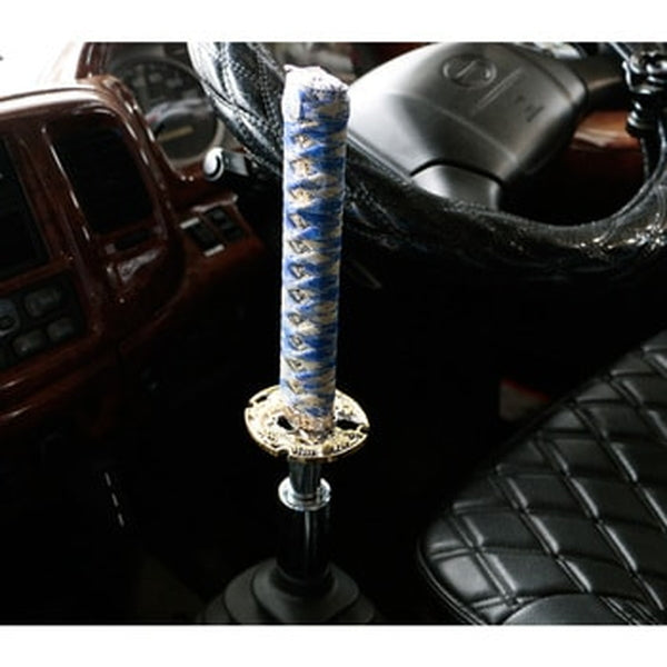 ジェットイノウエ 刀シフトノブ/政宗（ブルー/ゴールド） 200m 562225