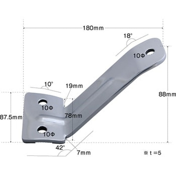 ジェットイノウエ バックショットミラー取付ブラケット スーパーグレート 吊り下げ式ミラー(スーパーミラー) 570979