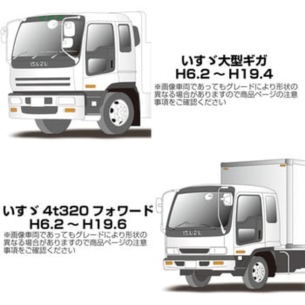 ジェットイノウエ ドアハンドルガーニッシュ ボタンカバー フォワード320/ギガ 572202