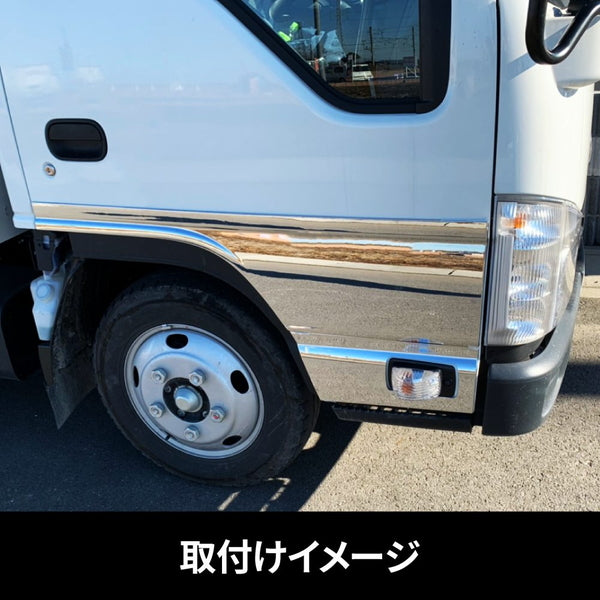 ジェットイノウエ ドアアンダーカバー いすゞ’07エルフ 標準ローキャブ車 左右セット 572290