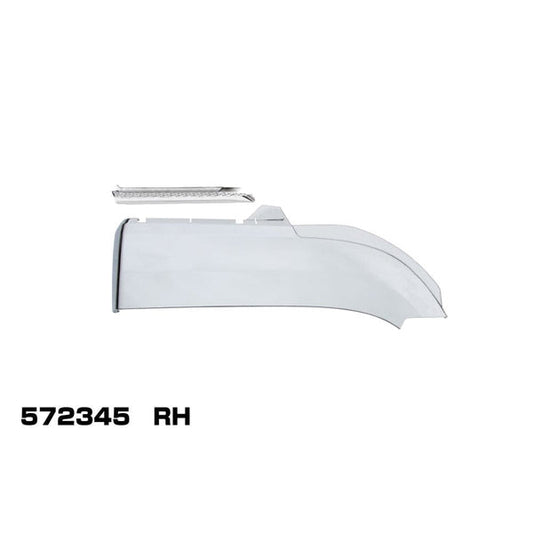 ジェットイノウエ フロントフェンダー（トラバースステップ付き） NEWスーパーグレート スーパーキャブ車 フロントフェンダー/RHスーパーキャブ 572345