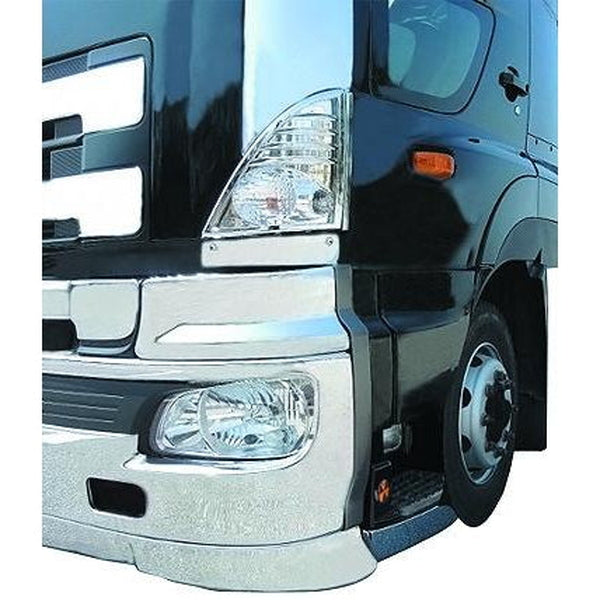 ジェットイノウエ フロントウインカーランプアンダーカバー 日野用 鏡面タイプ 572395