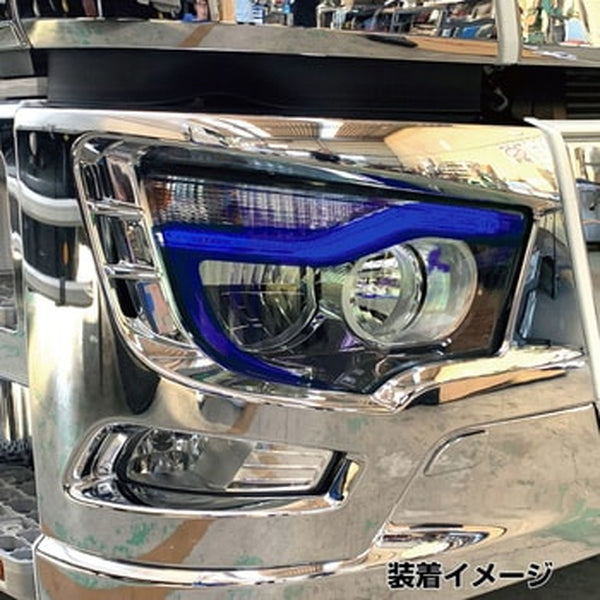 ジェットイノウエ アイラインフィルム ふそう’17スーパーグレート（H29.5～） ブルー 590541