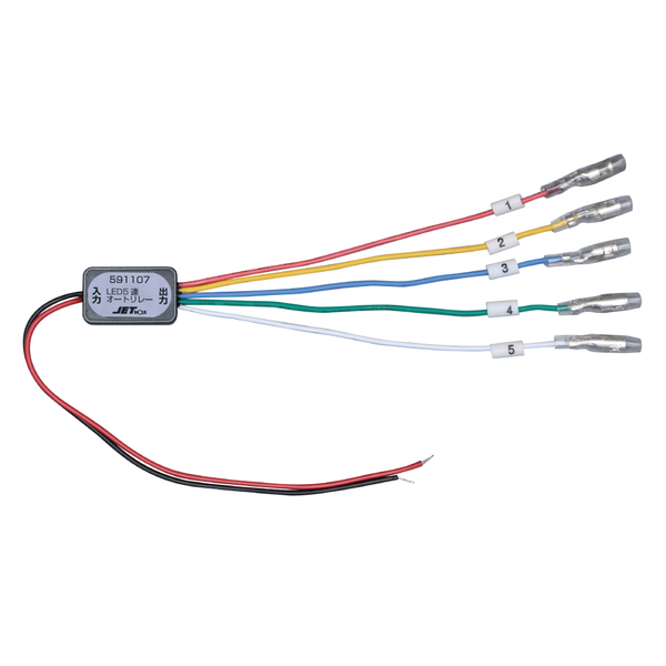 ジェットイノウエ LEDマーカー用5連オートリレー 12/24V  591107