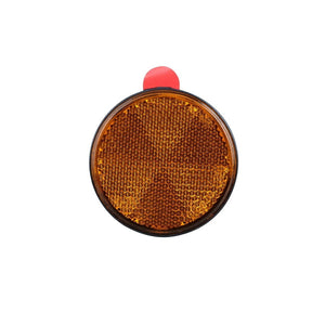 ジェットイノウエ ＮＥＷリフレクター 丸型 60mmΦ ネジ固定タイプ 黒ベース アンバー 592266