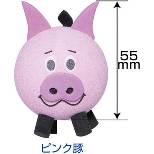 ジェットイノウエ アンテナマスコット 各種 ピンク豚 592516
