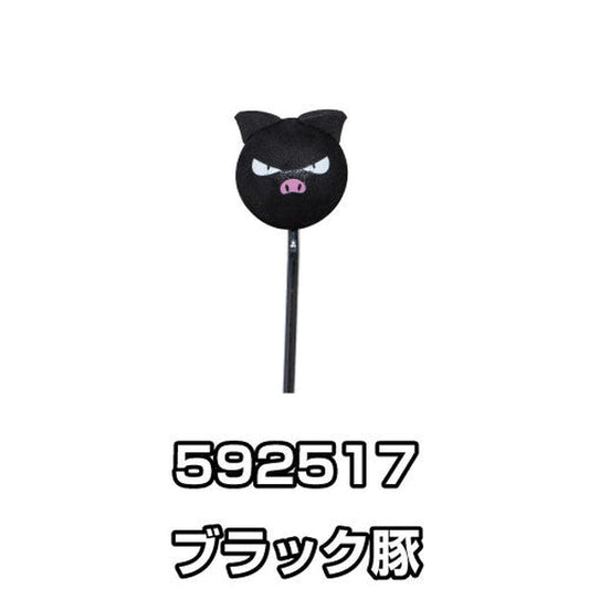 ジェットイノウエ アンテナマスコット 各種 ブラック豚 592517