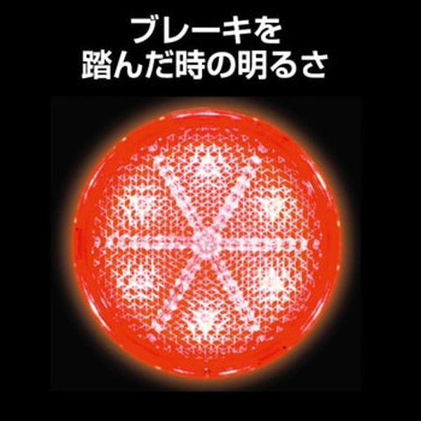 ジェットイノウエ LED 丸型リフレクターNEO ダブルタイプ レッド/レッド 592571